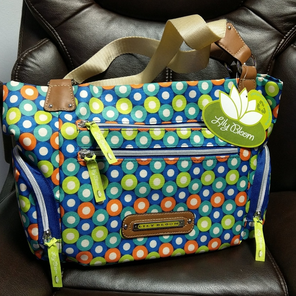 Lily Bloom Hoops & Loops - Blue Hattie Tote